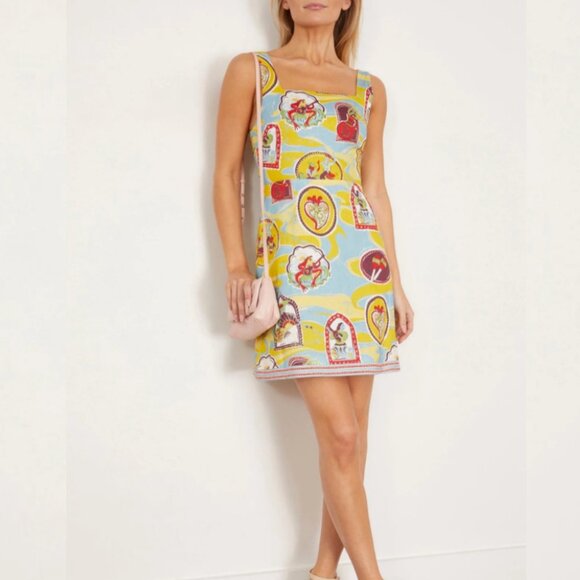 ALÉMAIS Multi Emilio Mini Dress